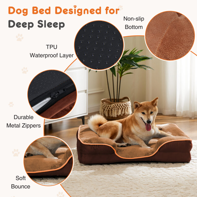 Foam Pet Bed For Small Dogs & Cats - Image 4