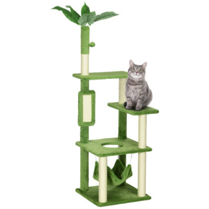 Cat Tower With Scratching Post and Platforms
